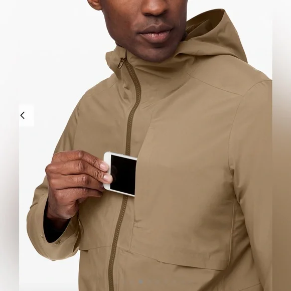 LULULEMON Outpour Shell - Waterproof Jacket - Frontier - Sz XL - Picture 3 of 9